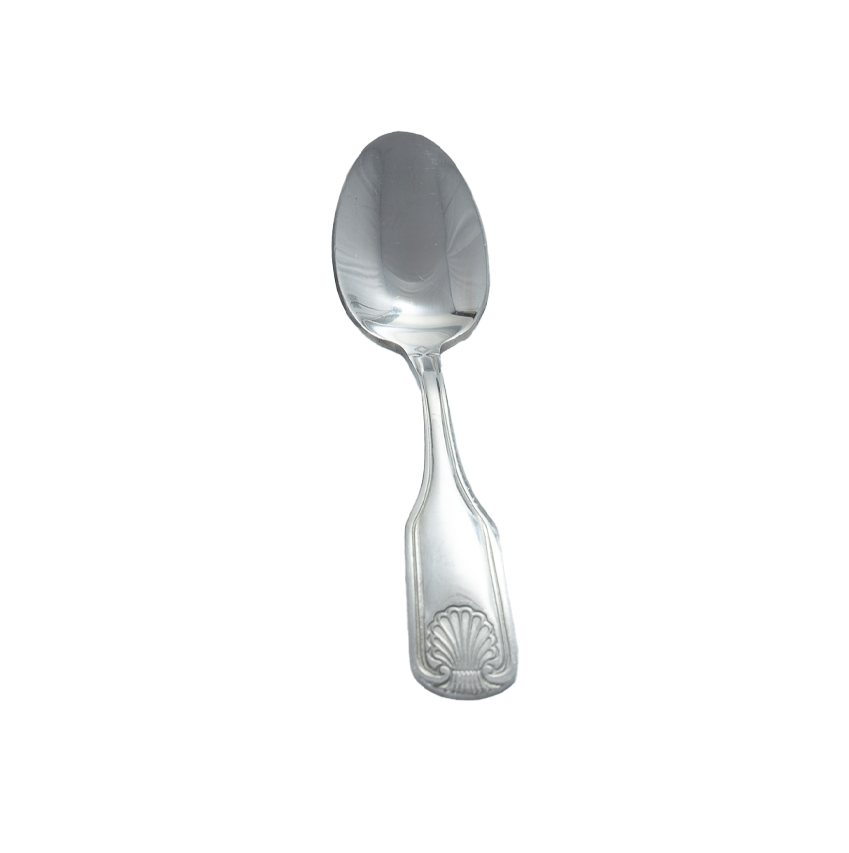 Shell Pattern Stainless Dessert Spoon