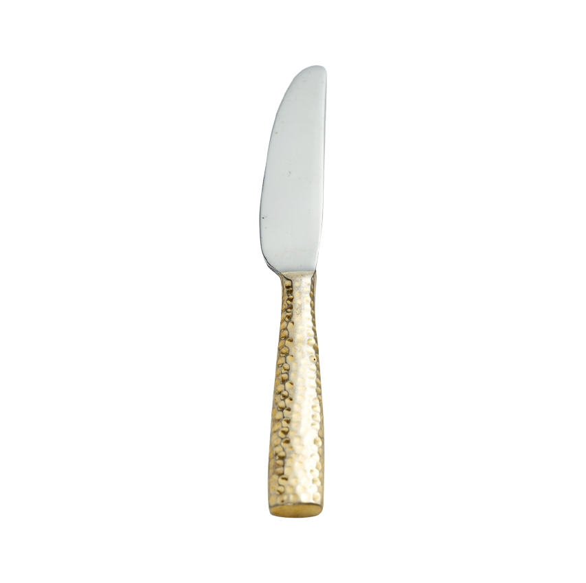 Paris Gold Hammered Dinner Knife
