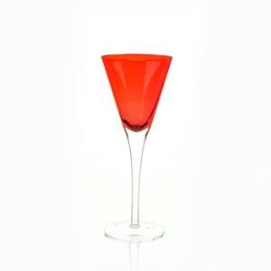 Optic Red Wine Glass