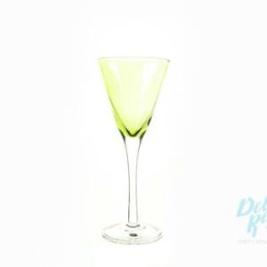 Wine Glass Apple Green