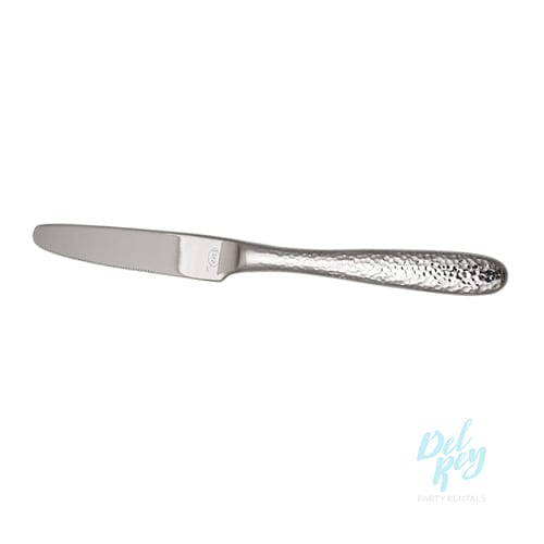 Hammered Stainless Dinner Knife