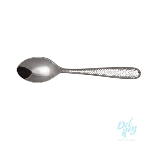 Hammered Stainless Dinner Spoon