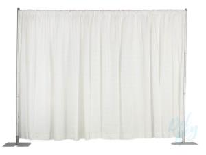 10ft, 12ft, 14ft High Red Pipe & Drape - Per Linear Foot -