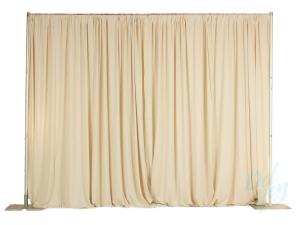 10ft. High Ivory Pipe & Drape - Per Linear Foot -