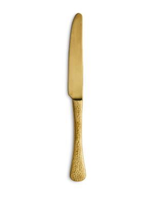 Brushed Gold Hammered Dinner Fork