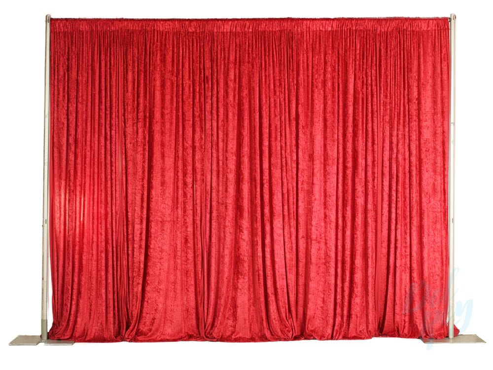 10ft-high-red-pipe-_and_-drape---per-linear-ft.