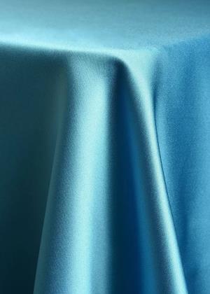 Baby Blue Solid Satin Table Linen