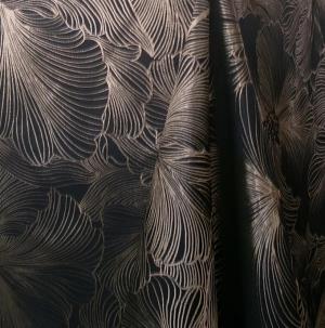 Mahalo Black/Gold Table Linen
