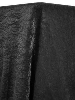 Black Iridescent Crush Table Linen