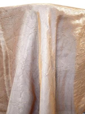 Champagne Iridescent Crush Table Linen