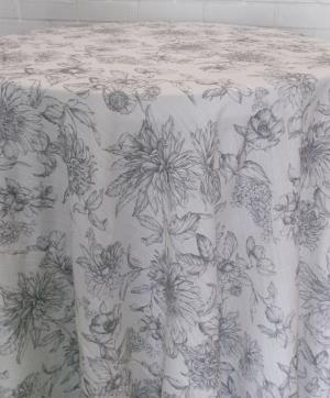Wild Bloom Cobblestone Table Linen
