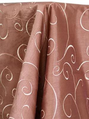 Copper Swirl Table Linen