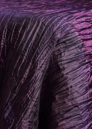 Grape Crinkle Taffeta Table Linen