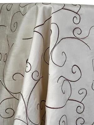 Ivory Swirl Table Linen
