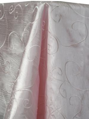 Light Pink Swirl Table Linen