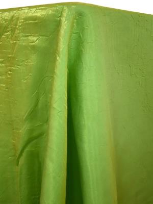 Lime Iridescent Crush Table Linen