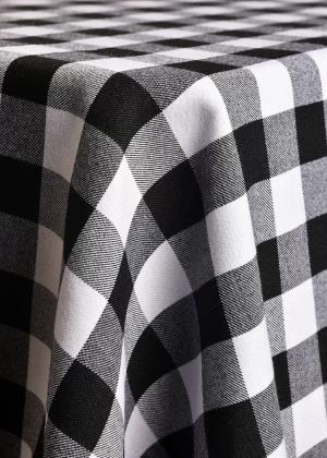 Black/White Checkers Table Linen