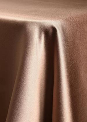 Latte Solid Satin Table Linen