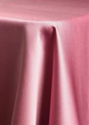 Pastel Pink Solid Satin Table Linen