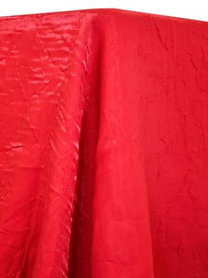 Red Iridescent Crush Table Linen