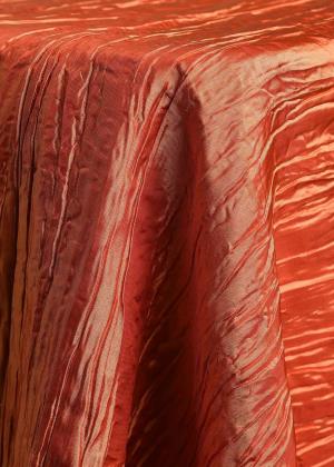 Sunset Crinkle Taffeta Table Linen