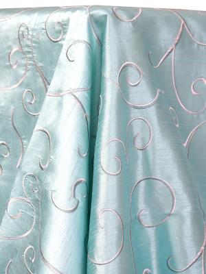 Tiffany Blue Swirl Table Linen