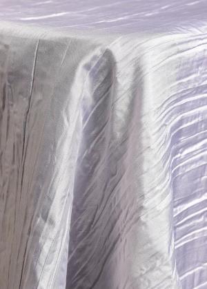 White Crinkle Taffeta Table Linen